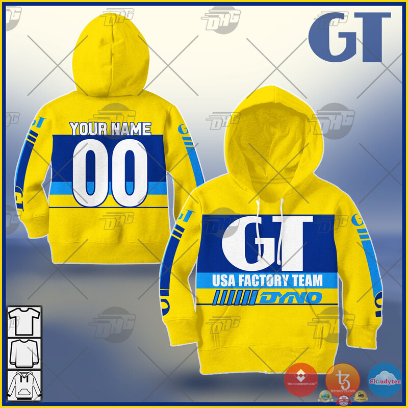 Personalize Bmx Gt Usa Factory Team Yellow 1985 3D Shirt Personalize Bmx Gt Usa Factory Team Yellow 1985 3D Shirt