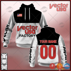 Personalize Bmx Vector Usa Racing Team White 3D Shirt
