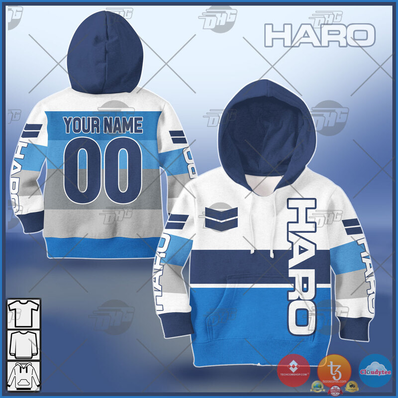 Personalize Haro Racing Bmx Blue 3D Shirt Personalize Haro Racing Bmx Blue 3D Shirt