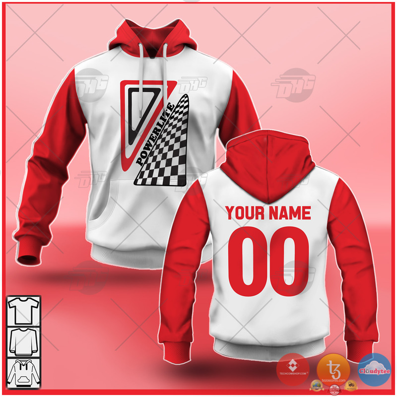 Personalize Powerlite Racing Bmx Red 3D Shirt Personalize Powerlite Racing Bmx Red 3D Shirt