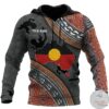 Personalized Aboriginal Dots Zip Pattern 3D Hoodie