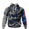 Personalized Adelaide Crows Custom Skull Jersey Hoodie