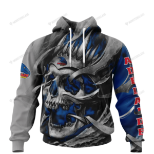 Personalized Adelaide Crows Custom Skull Jersey Hoodie