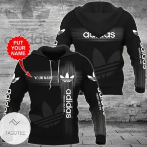 Personalized Adidas Black Hoodie