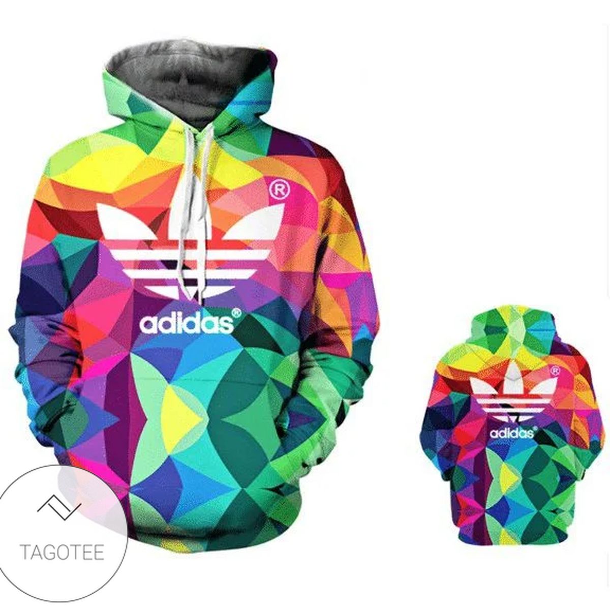 Personalized Adidas Colorful Hoodie Personalized Adidas Colorful Hoodie