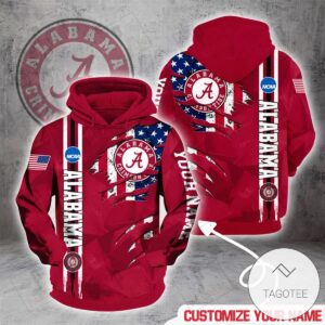 Personalized Alabama Crimson Tide College Hoodie