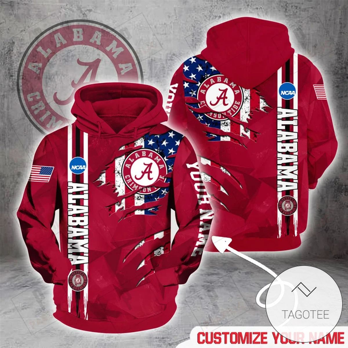 Personalized Alabama Crimson Tide College Hoodie Personalized Alabama Crimson Tide College Hoodie