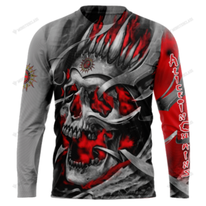 Personalized Alice In Chains Skull Custom 3D Shirt
