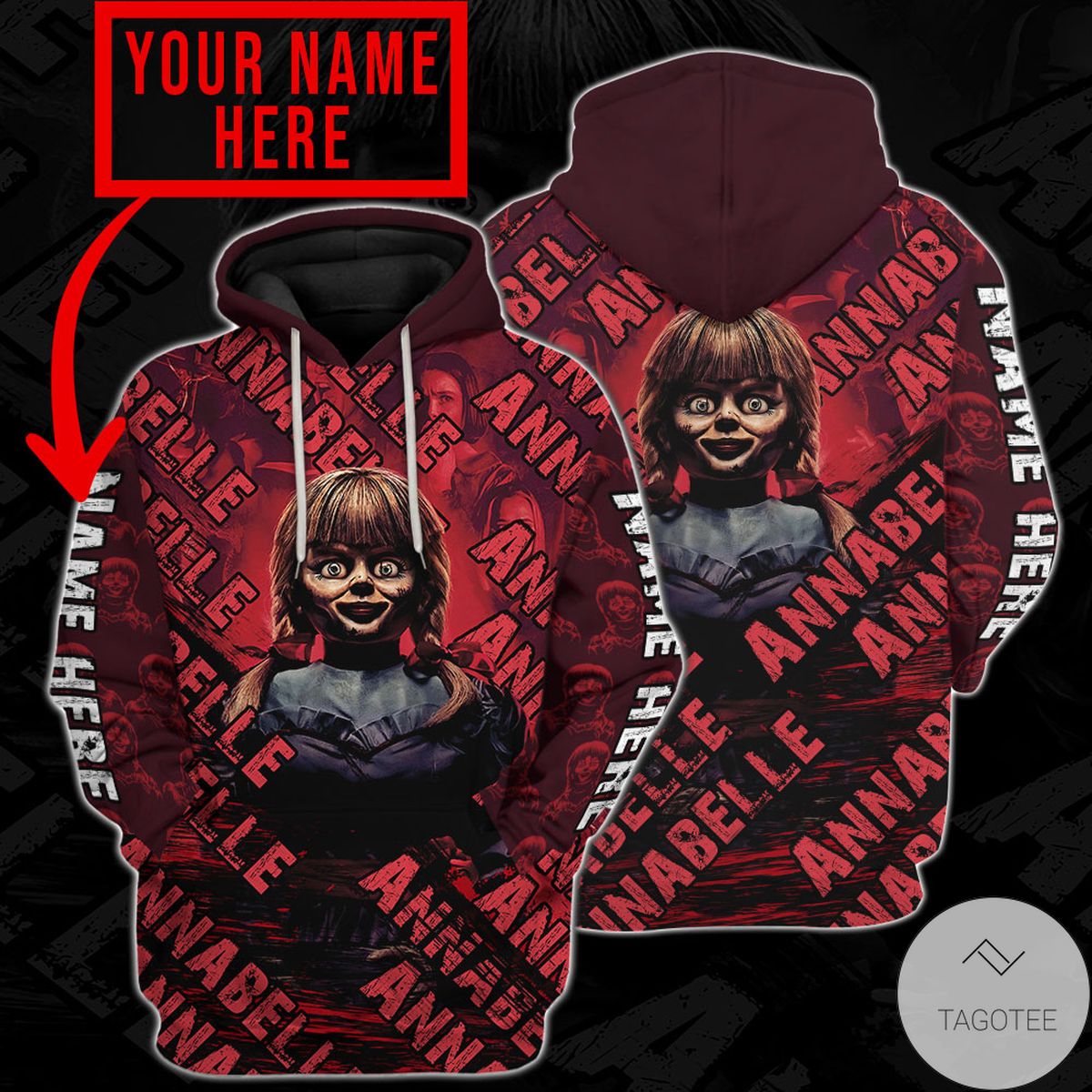 Personalized Annabelle Hoodie Personalized Annabelle Hoodie