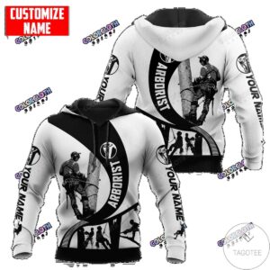 Personalized Arborist 3D Hoodie