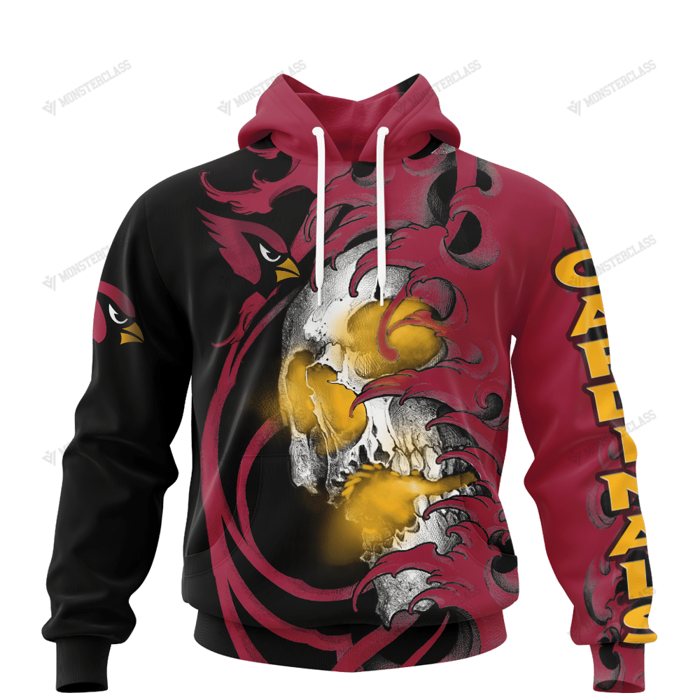Personalized Arizona Cardinals Japanese Style Skull Custom Jersey 3D Shirt Personalized Arizona Cardinals Japanese Style Skull Custom Jersey 3D Shirt