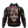 Personalized Arizona Diamondbacks Custom 3D Warriors Jerseys Hoodie