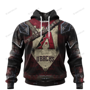 Personalized Arizona Diamondbacks Custom 3D Warriors Jerseys Hoodie