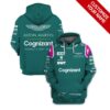 Personalized Aston Martin Cognizant Formula One Team Racing 3D Full Printing Hoodie