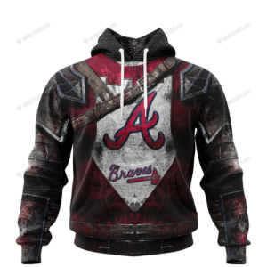 Personalized Atlanta Braves Custom 3D Warriors Jerseys Hoodie