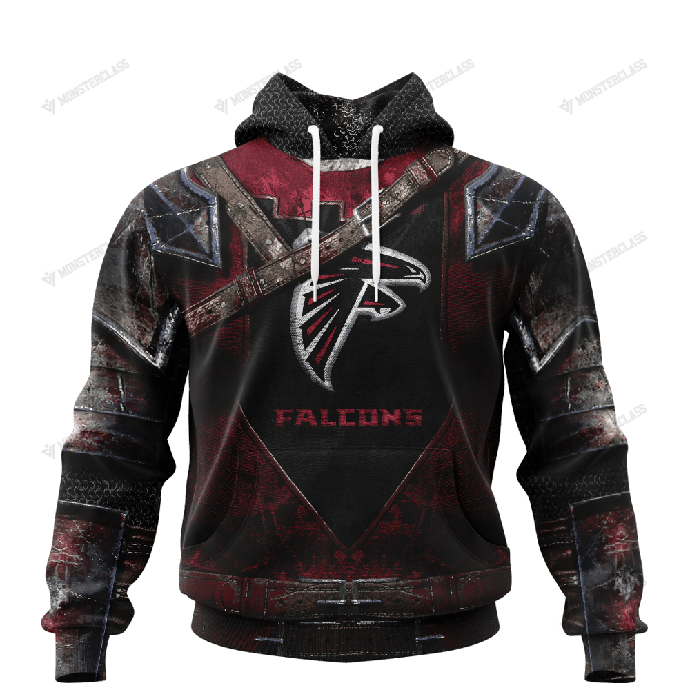 Personalized Atlanta Falcons Warrior Custom 3D Shirt Personalized Atlanta Falcons Warrior Custom 3D Shirt