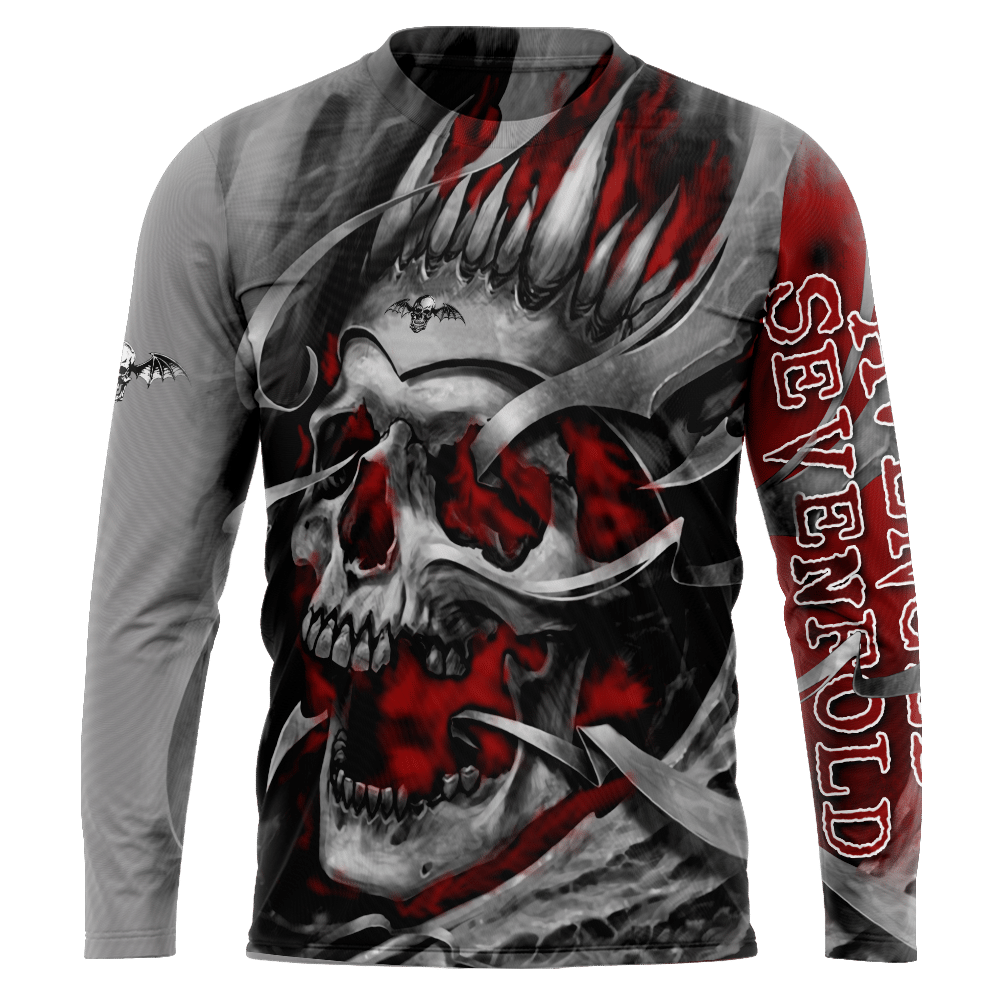 Personalized Avenged Sevenfold Band Skull Custom 3D Shirt Personalized Avenged Sevenfold Band Skull Custom 3D Shirt