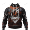 Personalized Baltimore Orioles Custom 3D Warriors Jerseys Hoodie