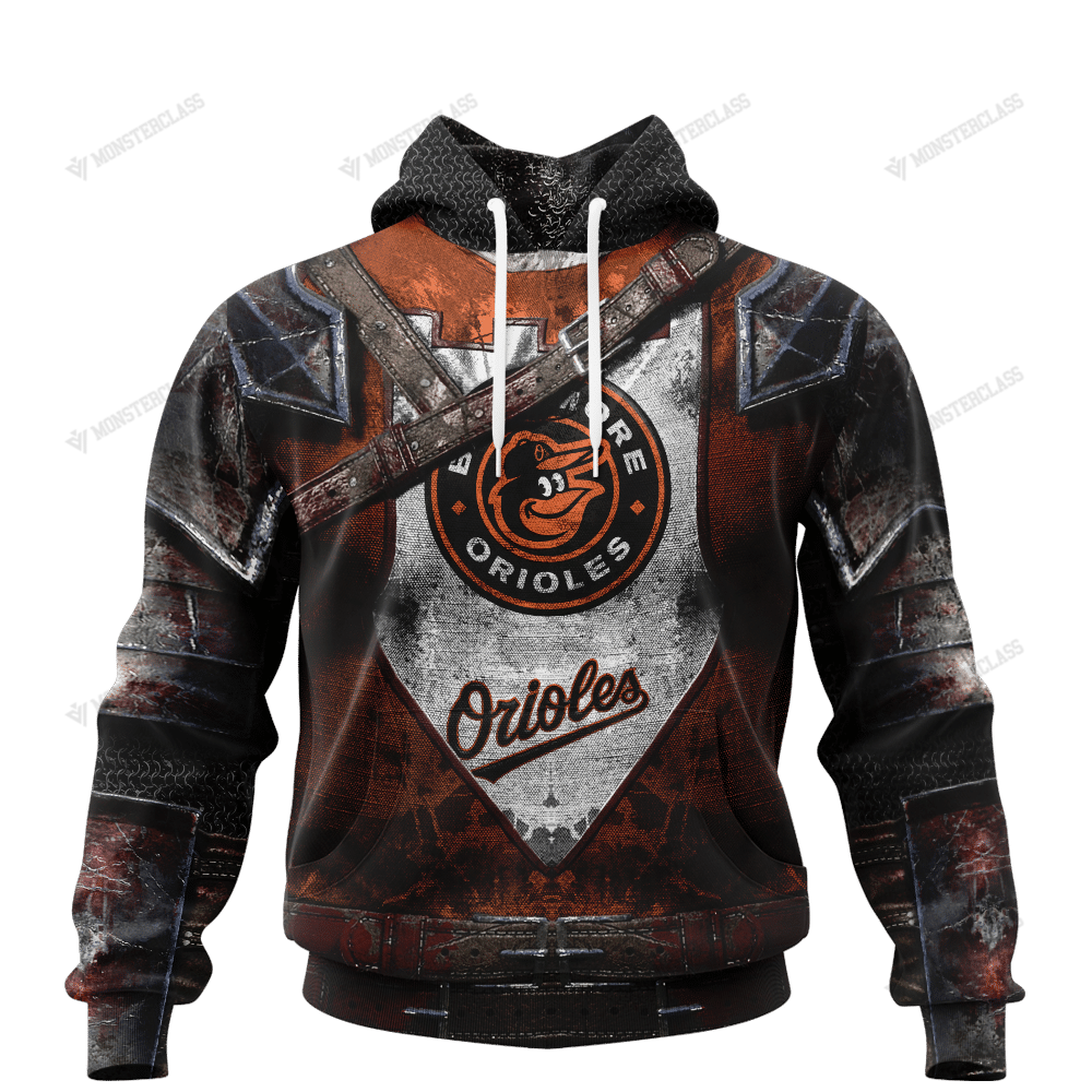 Personalized Baltimore Orioles Custom 3D Warriors Jerseys Hoodie Personalized Baltimore Orioles Custom 3D Warriors Jerseys Hoodie