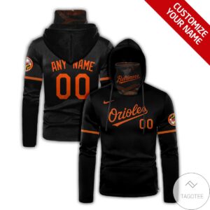 Personalized Baltimore Orioles Gaiter Mask Hoodie