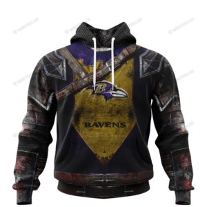 Personalized Baltimore Ravens Warrior Custom 3D Shirt