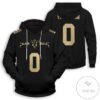Personalized Black Bull Uniform Pullover Hoodie