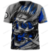 Personalized Blue Öyster Cult Band Skull Custom 3D Shirt
