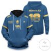 Personalized Blue Rose Uniform Pullover Hoodie