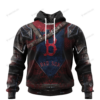 Personalized Boston Red Sox Custom 3D Warriors Jerseys Hoodie