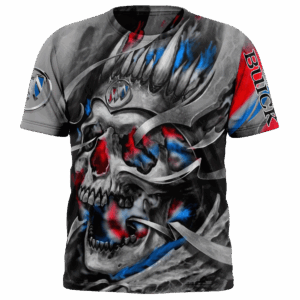 Personalized Buick Skull Custom 3D Shirt