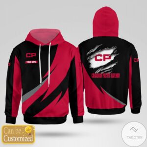 Personalized Canadian Pacific Railway 3D Hoodie