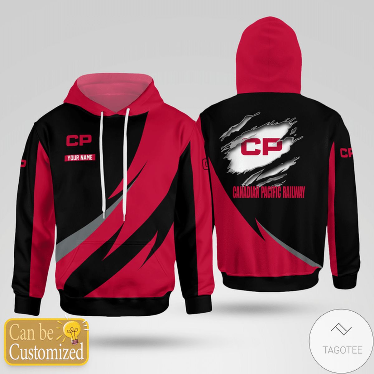 Personalized Canadian Pacific Railway 3D Hoodie Personalized Canadian Pacific Railway 3D Hoodie