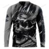 Personalized Carlton The Blues Custom Skull Jersey Hoodie