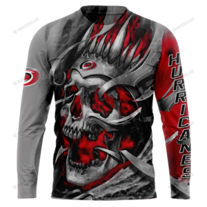 Personalized Carolina Hurricanes Custom Skull Jersey Hoodie