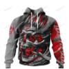 Personalized Challenger Srt Demon Muscle Car Skull Jersey Hoodie