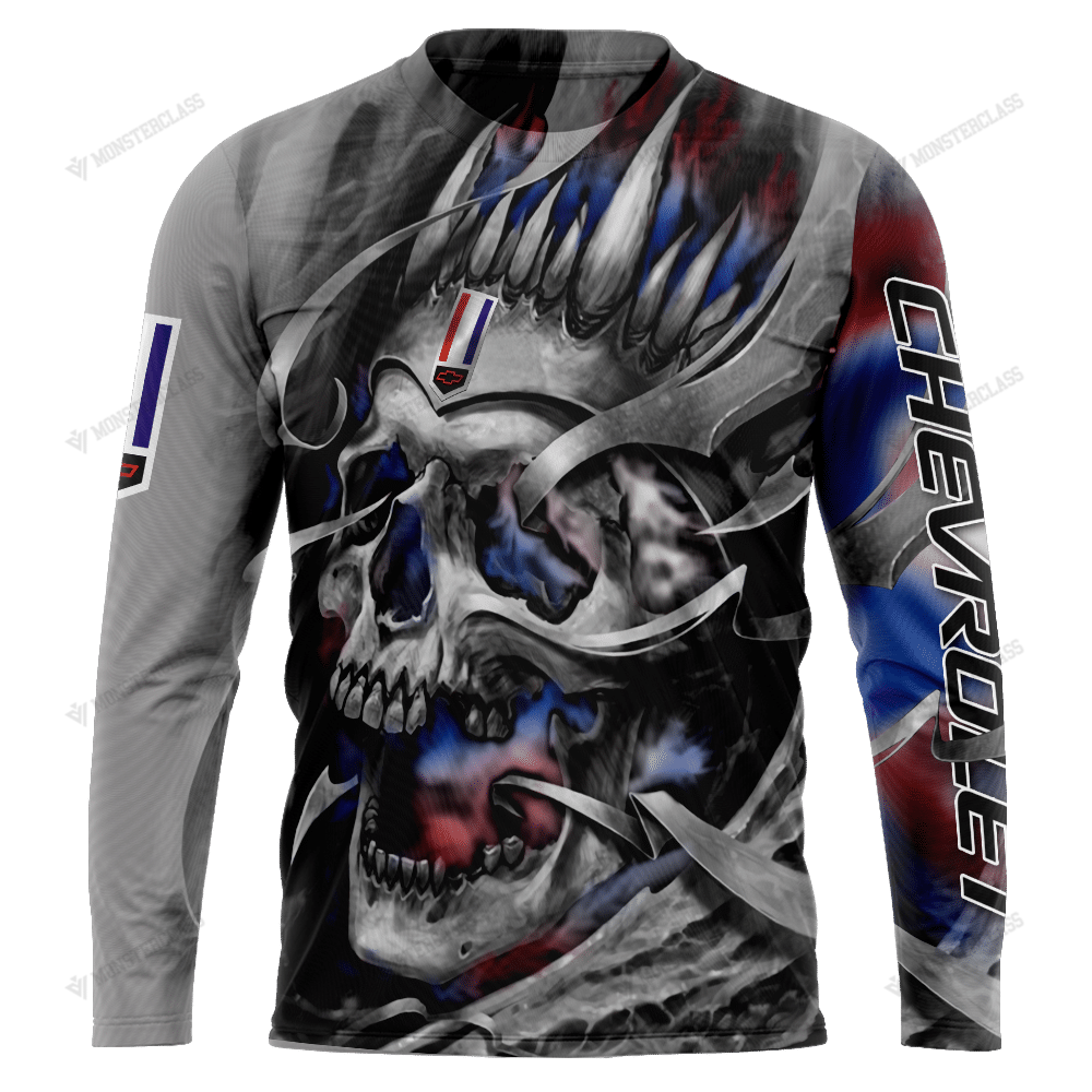 Personalized Chevrolet Muscle Cars Custom Skull Jersey Hoodie Personalized Chevrolet Muscle Cars Custom Skull Jersey Hoodie
