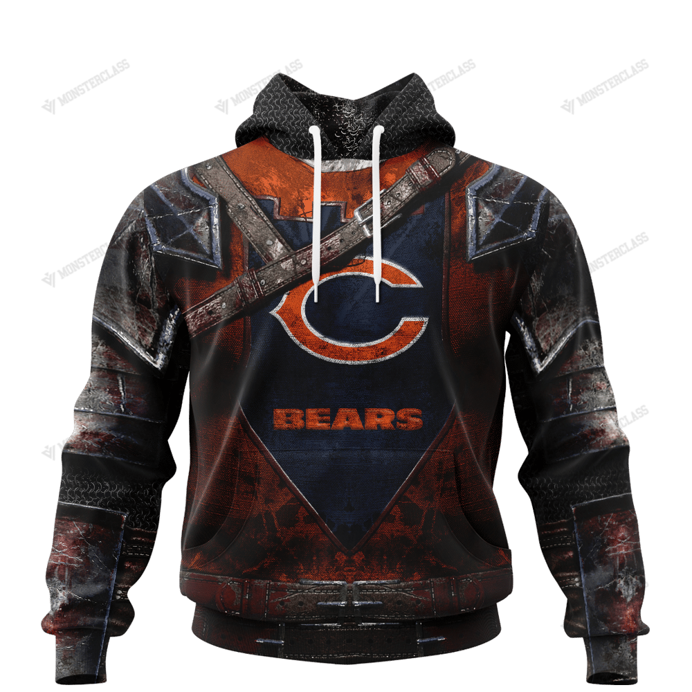 Personalized Chicago Bears Warrior Custom 3D Shirt Personalized Chicago Bears Warrior Custom 3D Shirt