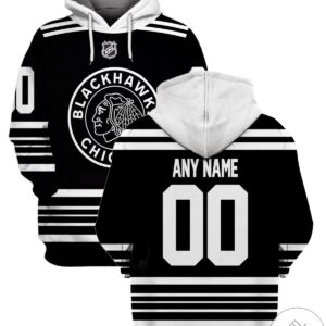 Personalized Chicago Blackhawks 3D Hoodie