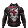 Personalized Chicago Bulls Custom 3D Warriors Jerseys Hoodie