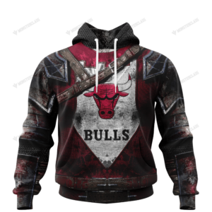 Personalized Chicago Bulls Custom 3D Warriors Jerseys Hoodie
