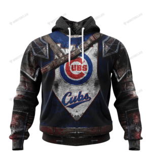 Personalized Chicago Cubs Custom 3D Warriors Jerseys Hoodie