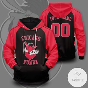 Personalized Chicago Pumba Pullover Hoodie