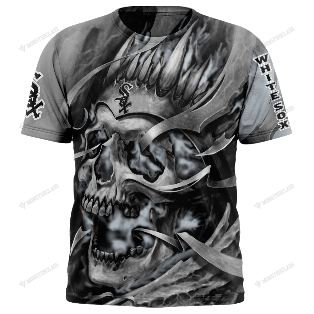 Personalized Chicago White Sox Custom Skull Jersey Hoodie Personalized Chicago White Sox Custom Skull Jersey Hoodie