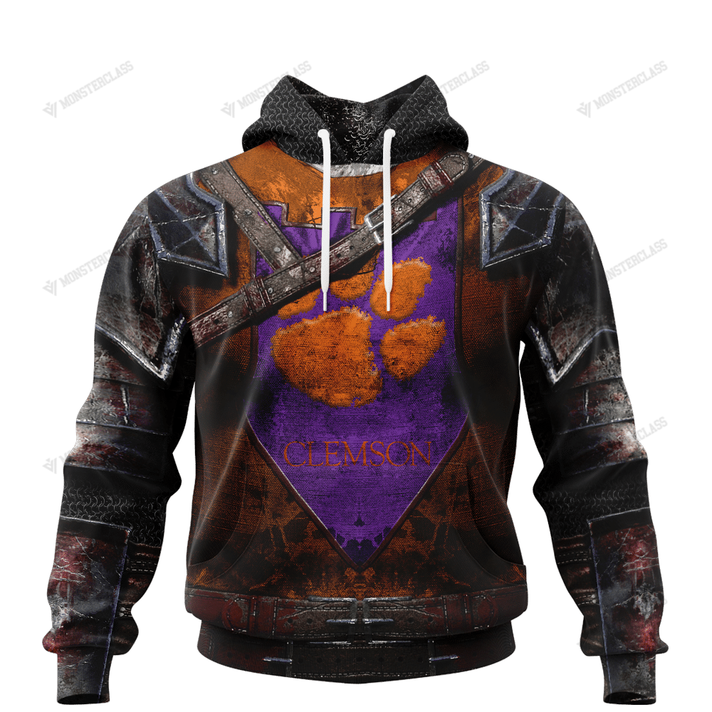 Personalized Clemson Tigers Warrior Custom 3D Shirt Personalized Clemson Tigers Warrior Custom 3D Shirt