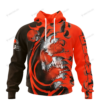 Personalized Cleveland Browns Japanese Style Skull Custom Jersey 3D Shirt