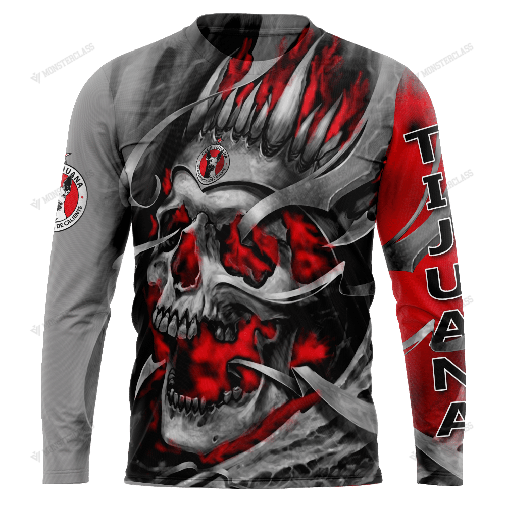 Personalized Club Tijuana Custom Skull Jersey Hoodie Personalized Club Tijuana Custom Skull Jersey Hoodie