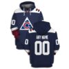 Personalized Colorado Avalanche Nhl Custom Name And Number 3D Full Printing Hoodie
