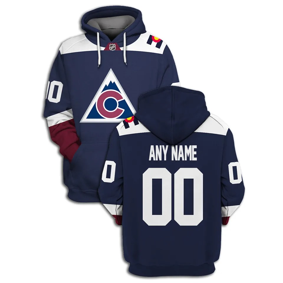 Personalized Colorado Avalanche Nhl Custom Name And Number 3D Full Printing Hoodie Personalized Colorado Avalanche Nhl Custom Name And Number 3D Full Printing Hoodie
