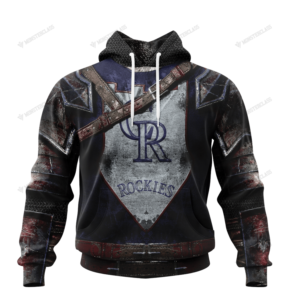Personalized Colorado Rockies Custom 3D Warriors Jerseys Hoodie Personalized Colorado Rockies Custom 3D Warriors Jerseys Hoodie
