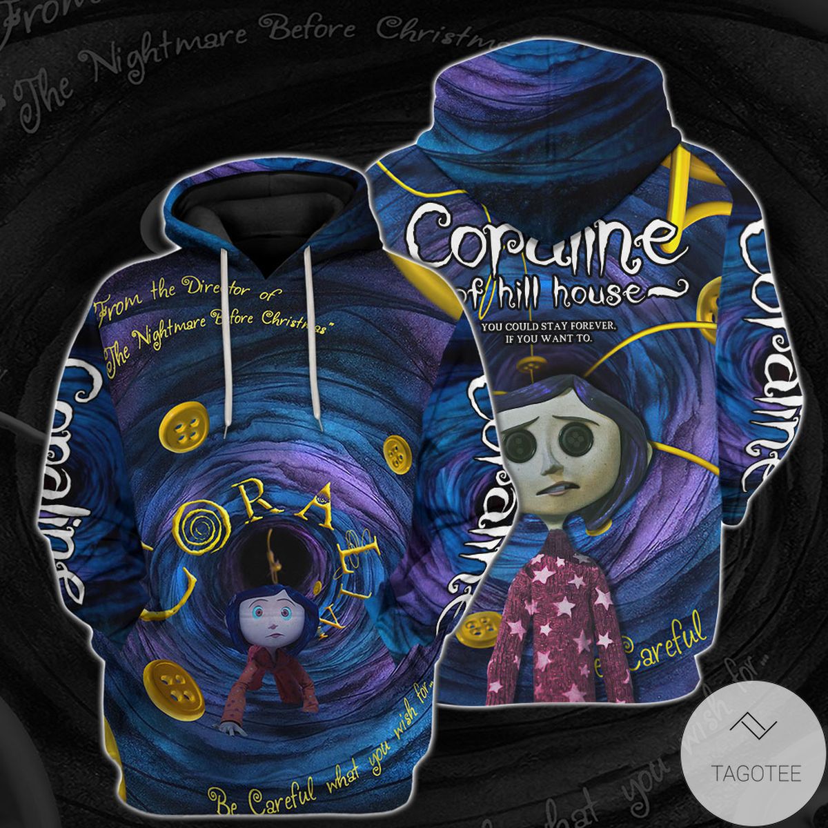 Personalized Coraline Of Hill House Hoodie Personalized Coraline Of Hill House Hoodie